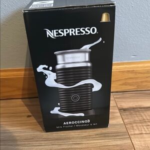 Black Nespresso Milk Frother